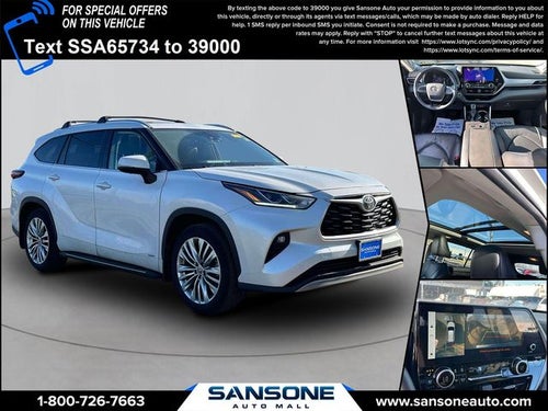 2025 Toyota Highlander Hybrid Platinum