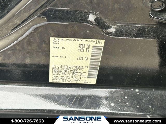 2023 Nissan Altima 2.5 SV