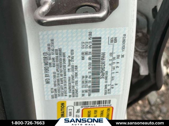 2018 Ford Fusion SE