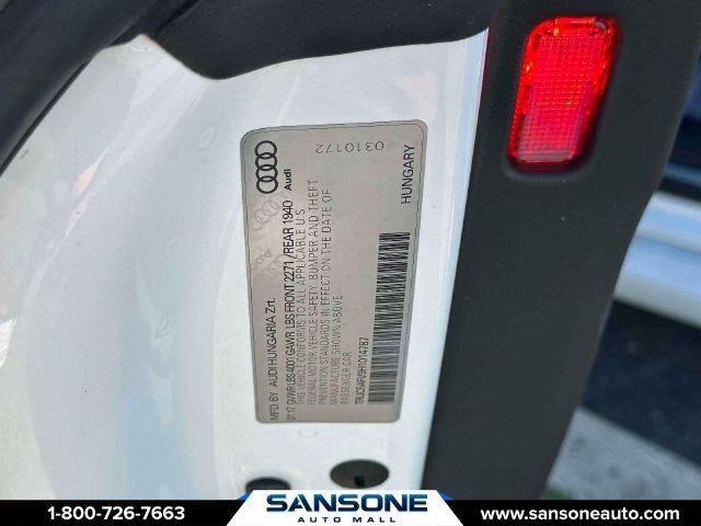 2017 Audi TT 2.0T quattro