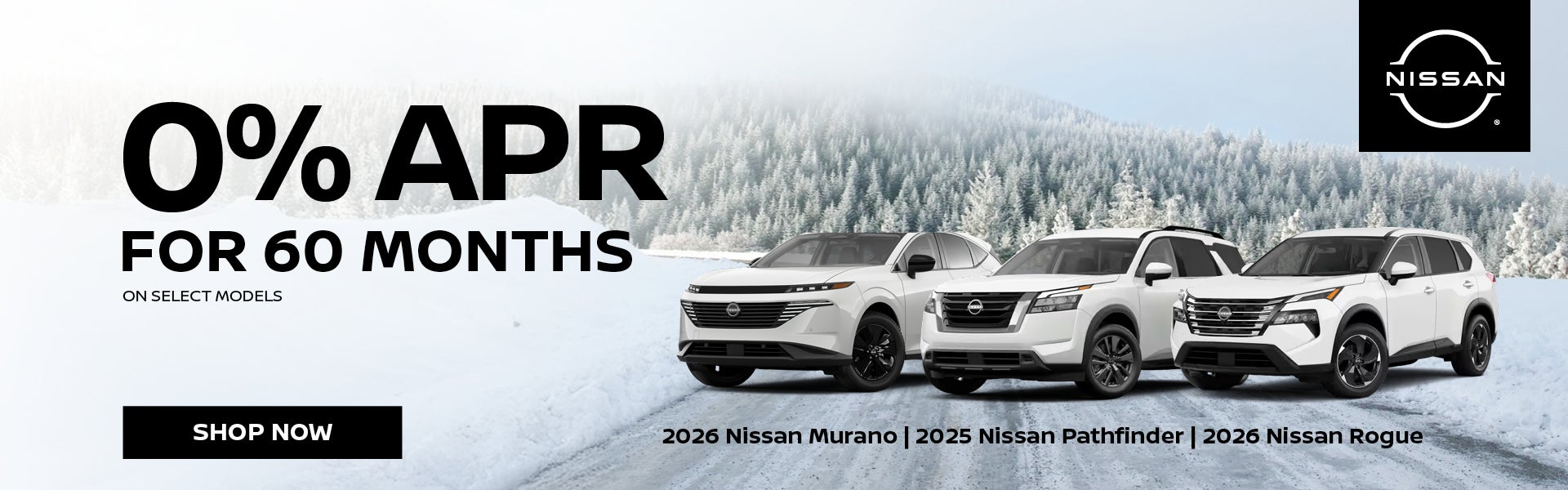 2026 Nissan Murano, 2025 Nissan Pathfinder, 2026 Nissan Rogu