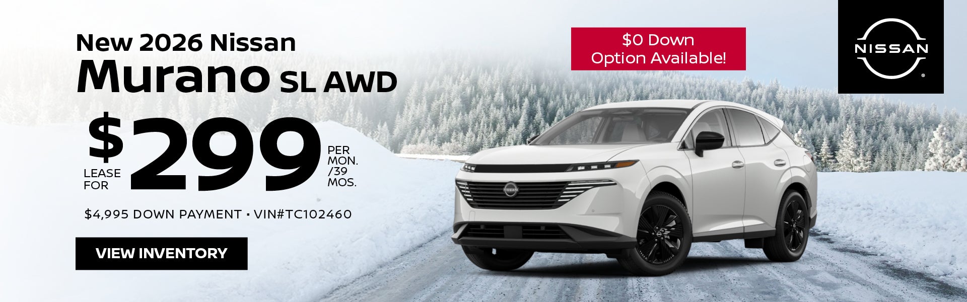 New 2026 Nissan Murano SL AWD