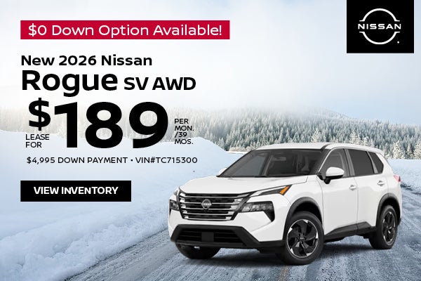 New 2026 Nissan Rogue SV AWD