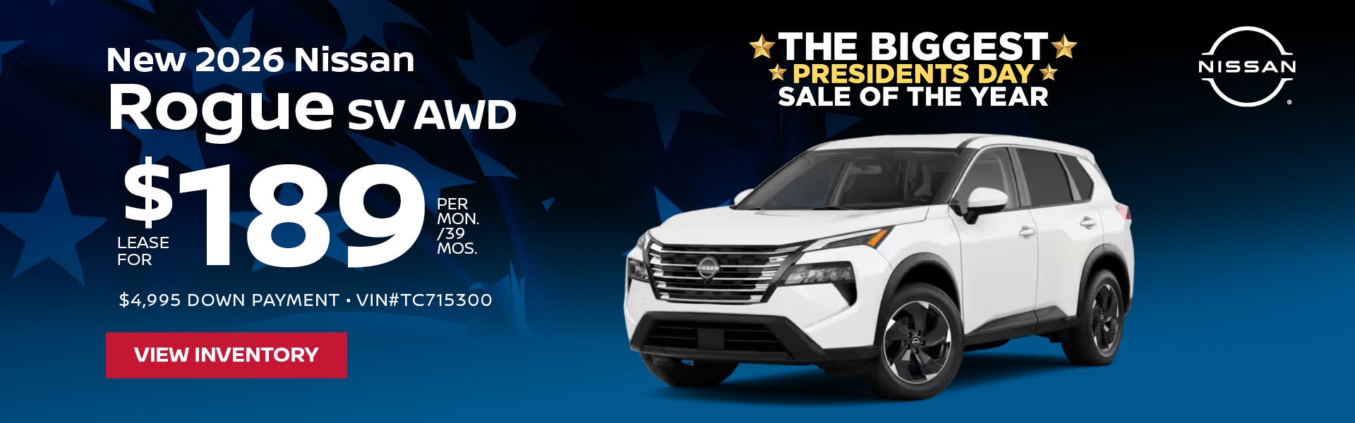 New 2026 Nissan Rogue SV AWD