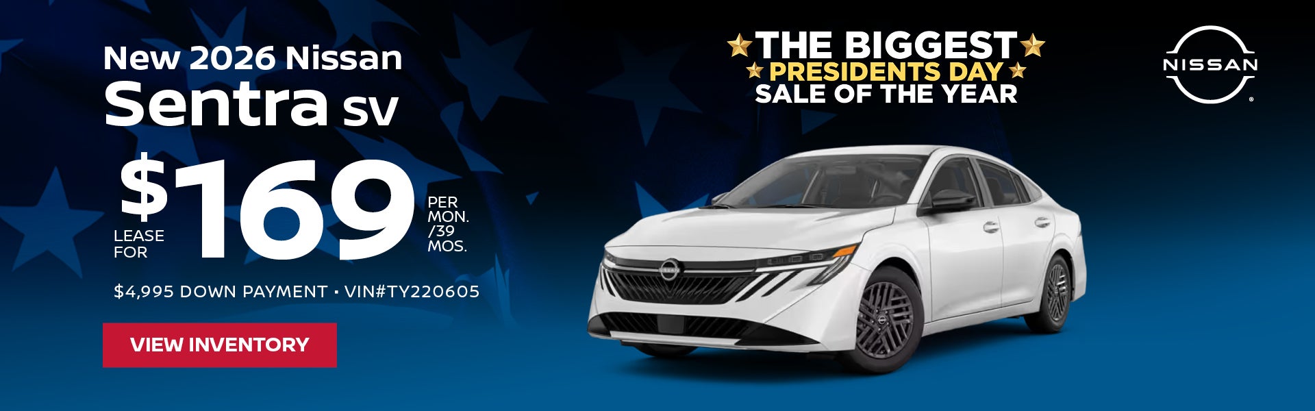 New 2026 Nissan Sentra SV 