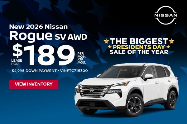 New 2026 Nissan Rogue SV AWD