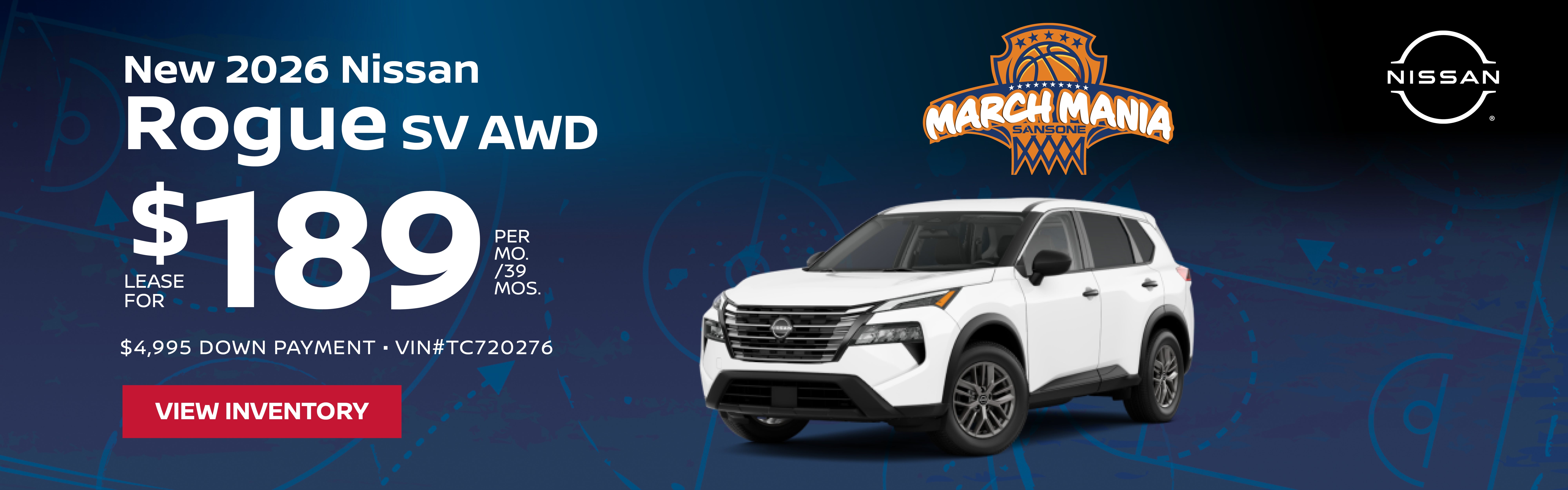 New 2026 Nissan Rogue SV AWD