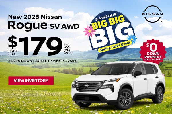 New 2026 Nissan Rogue SV AWD