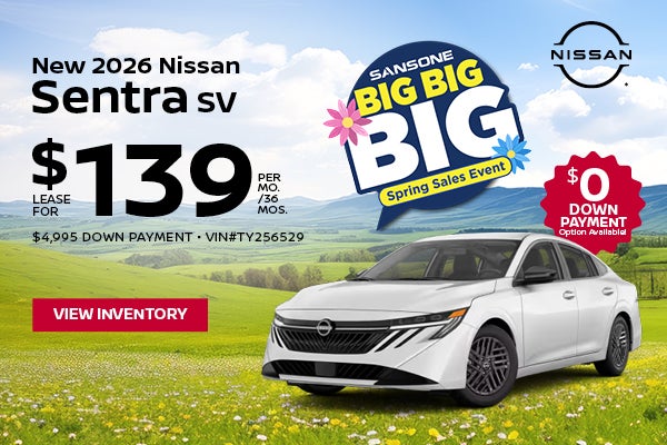 New 2026 Nissan Sentra SV 