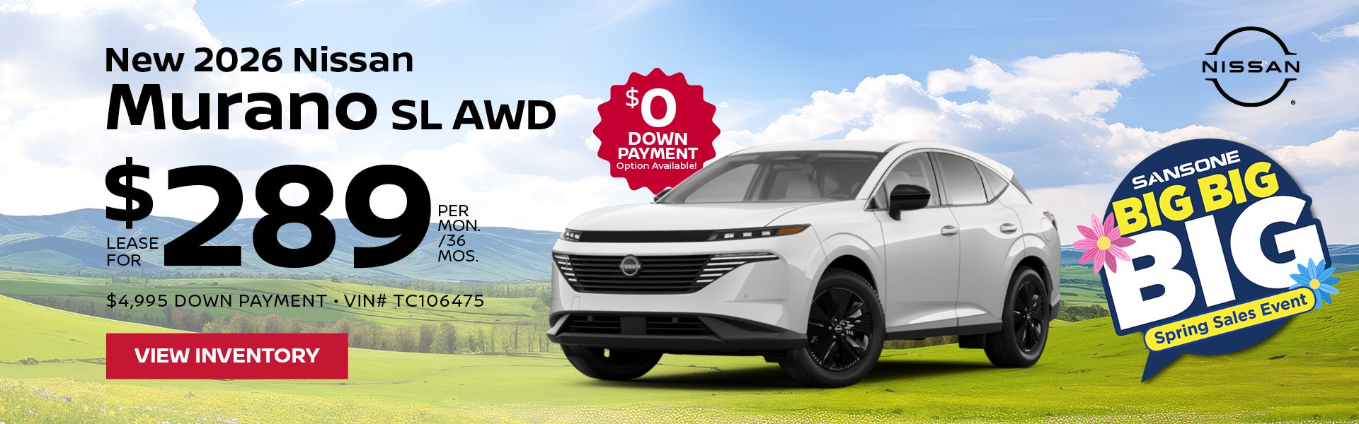 New 2026 Nissan Murano SL AWD