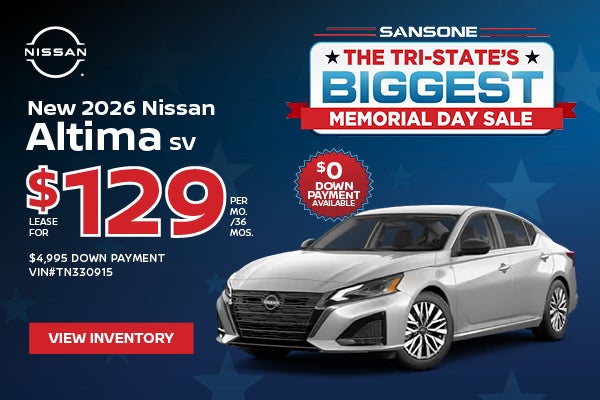 New 2026 Nissan Altima SV 