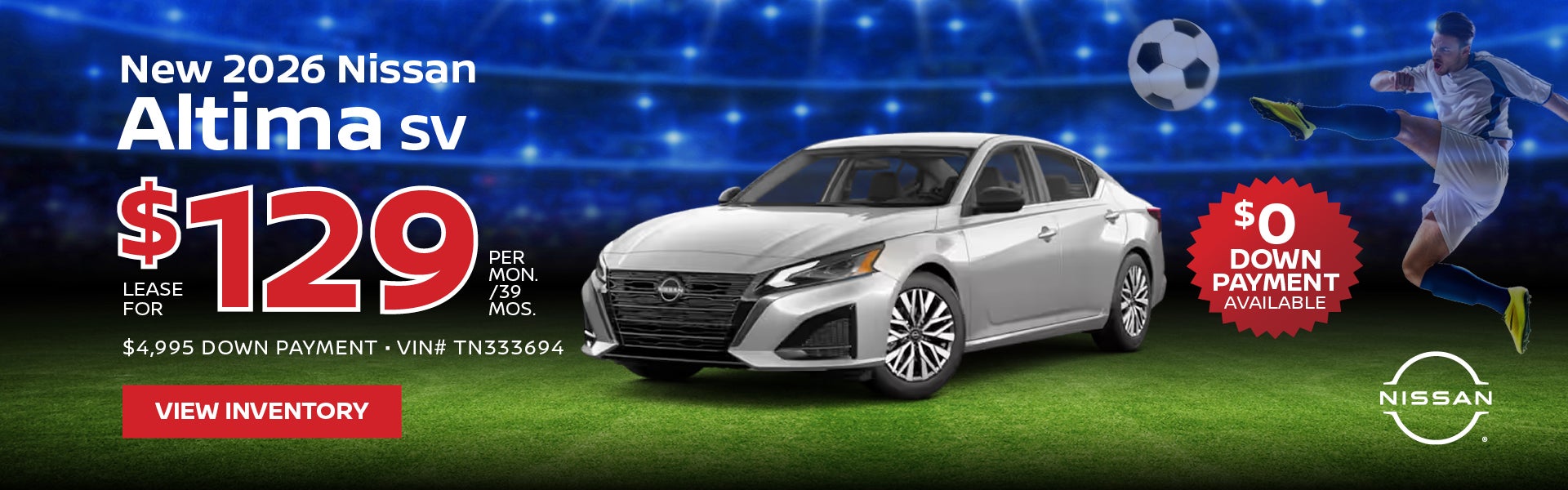 New 2026 Nissan Altima SV 
