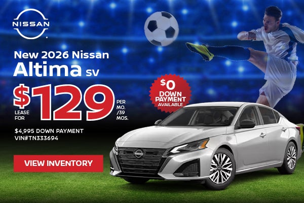 New 2026 Nissan Altima SV 