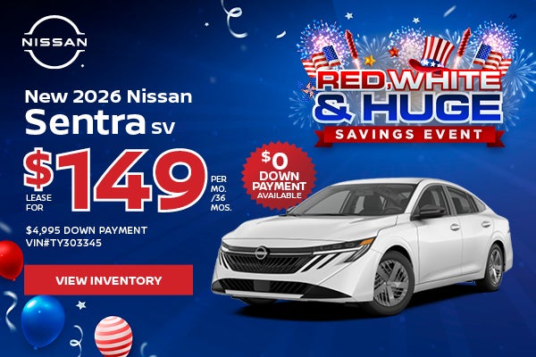New 2026 Nissan Sentra SV 