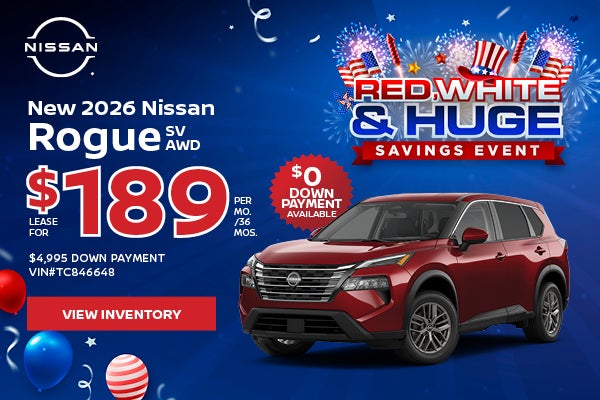 New 2026 Nissan Rogue SV AWD