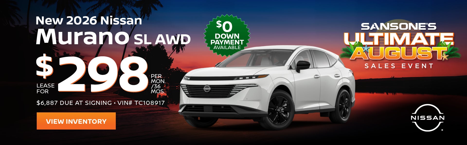New 2026 Nissan Murano SL AWD