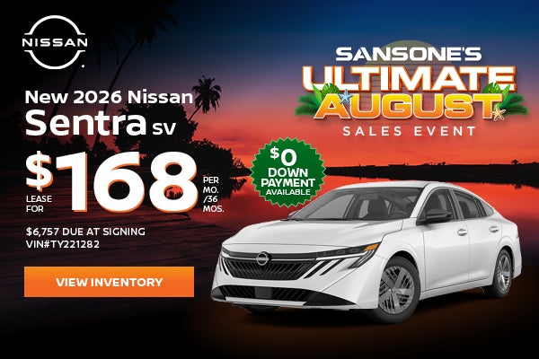New 2026 Nissan Sentra SV 