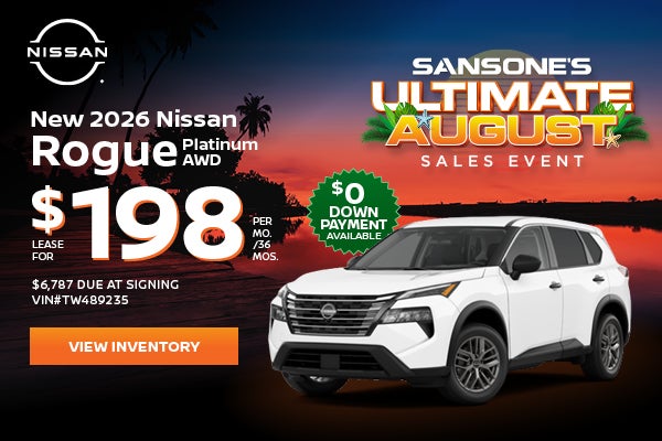 New 2026 Nissan Rogue Platinum AWD