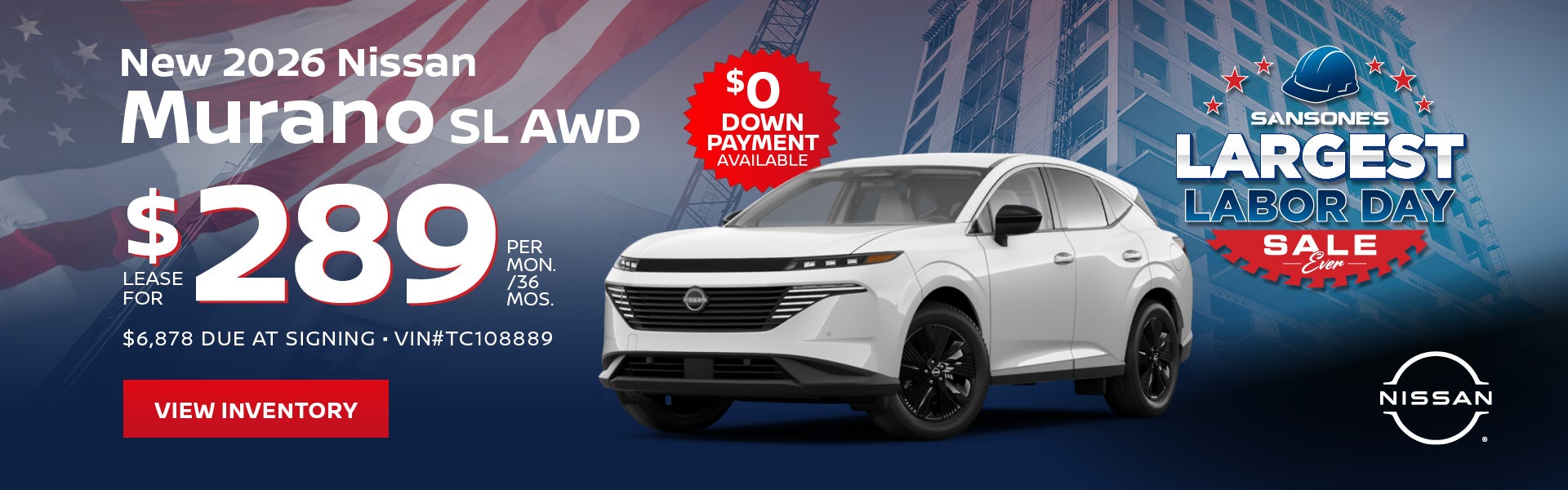 New 2026 Nissan Murano SL AWD