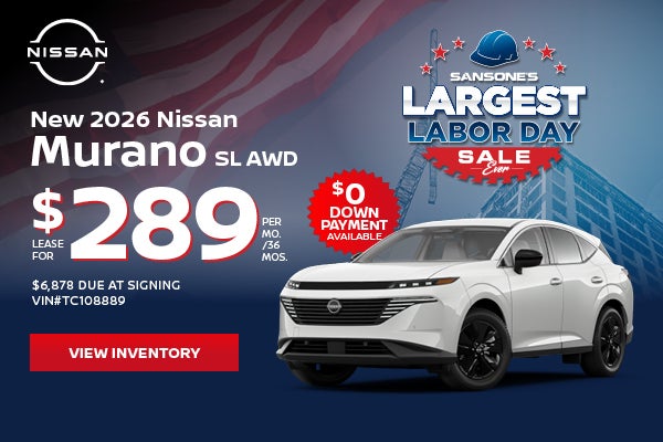 New 2026 Nissan Murano SL AWD