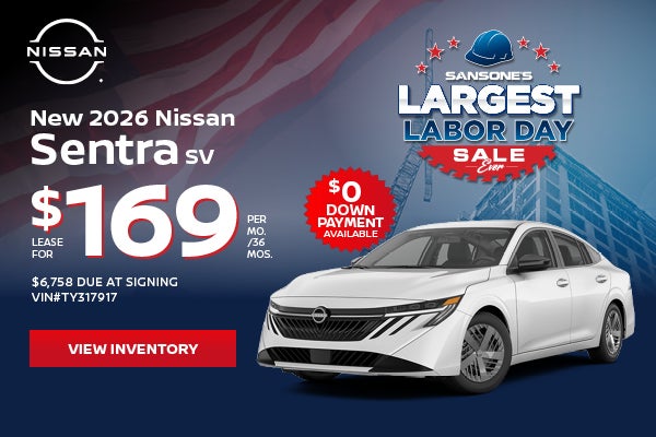 New 2026 Nissan Sentra SV