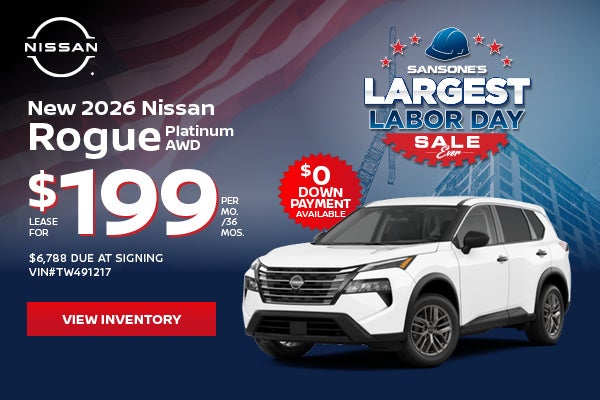 New 2026 Nissan Rogue Platinum AWD