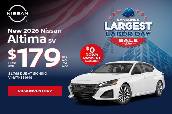 New 2026 Nissan Altima SV