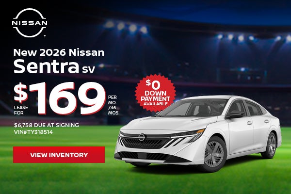 New 2026 Nissan Sentra SV