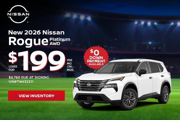 New 2026 Nissan Rogue Platinum AWD
