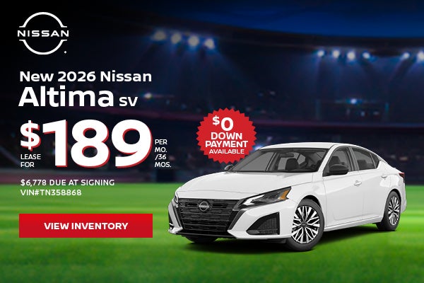 New 2026 Nissan Altima SV