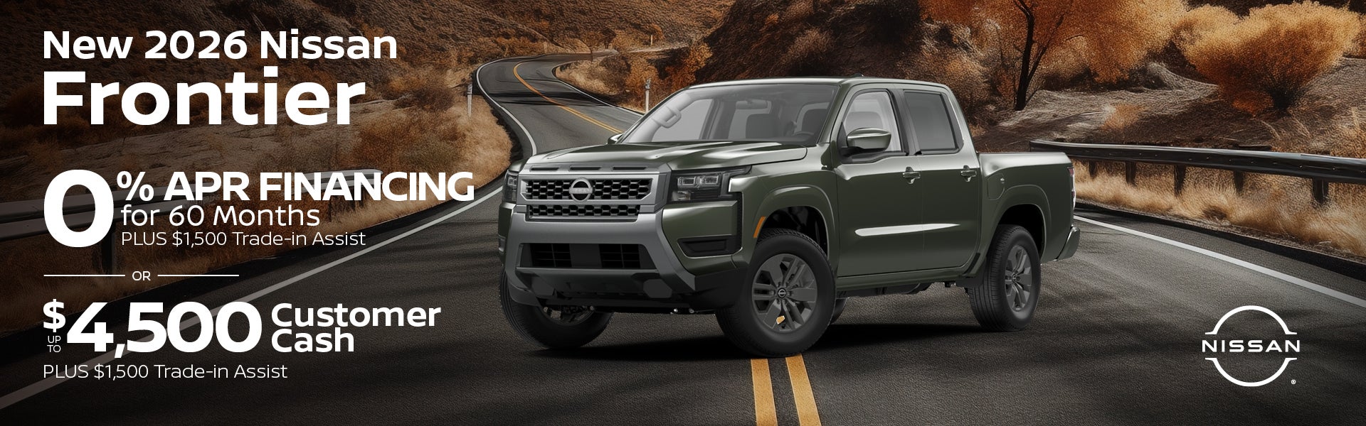 New 2026 Nissan Frontier