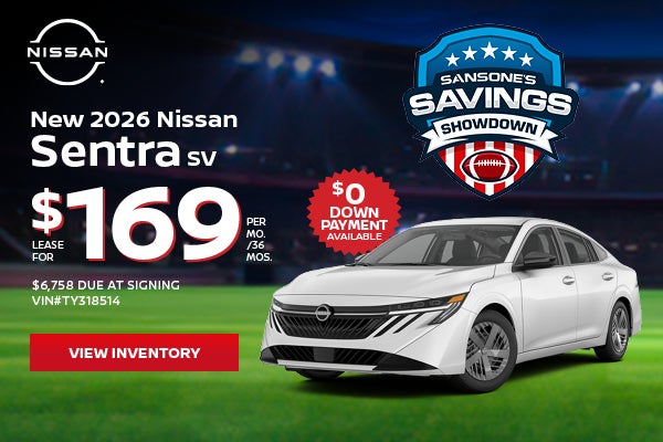 New 2026 Nissan Sentra SV