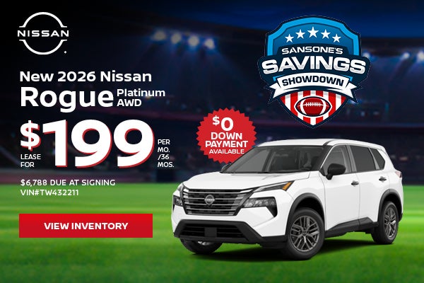 New 2026 Nissan Rogue Platinum AWD