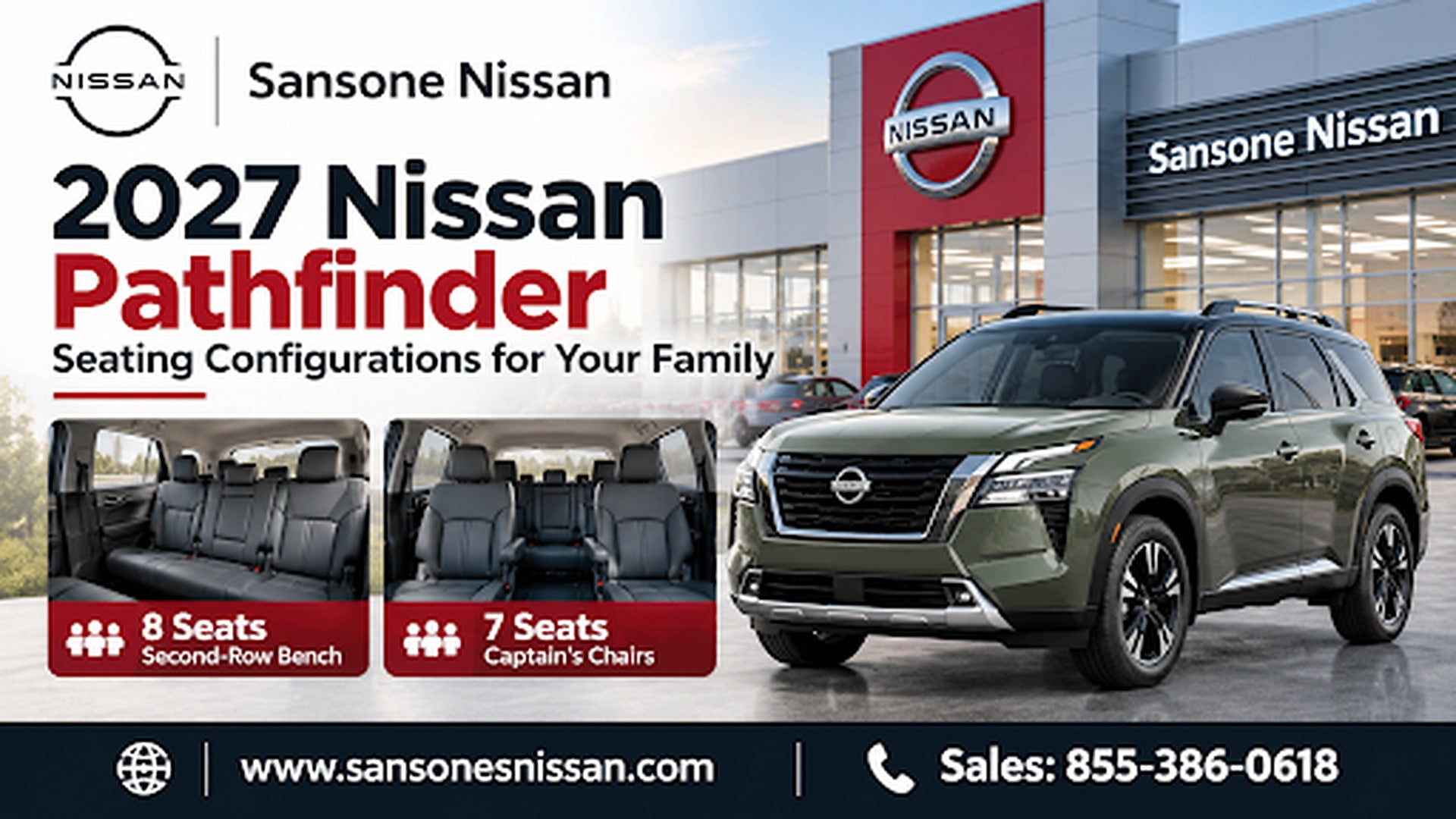 Nissan Pathfinder seating configurations